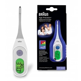 Flexibles digitales Thermometer Age Precision PRT2000, Braun