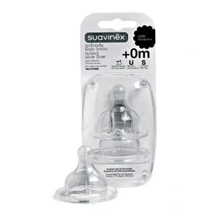 Suavinex, SX Pro +0m free flow flessenspenen, 2 stuks