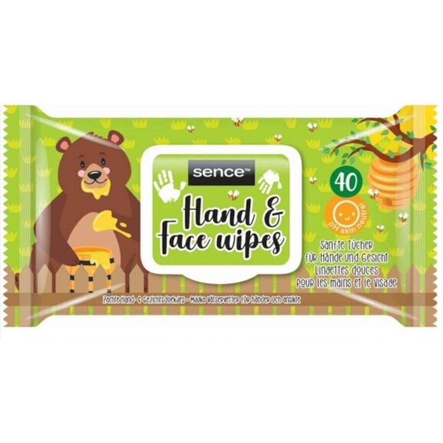 Shop Sence, Hände amp;Gesicht, Baby-Feuchttücher, 40 Stück Sence, Hände amp;Gesicht, Baby-Feuchttücher, 40 Stück