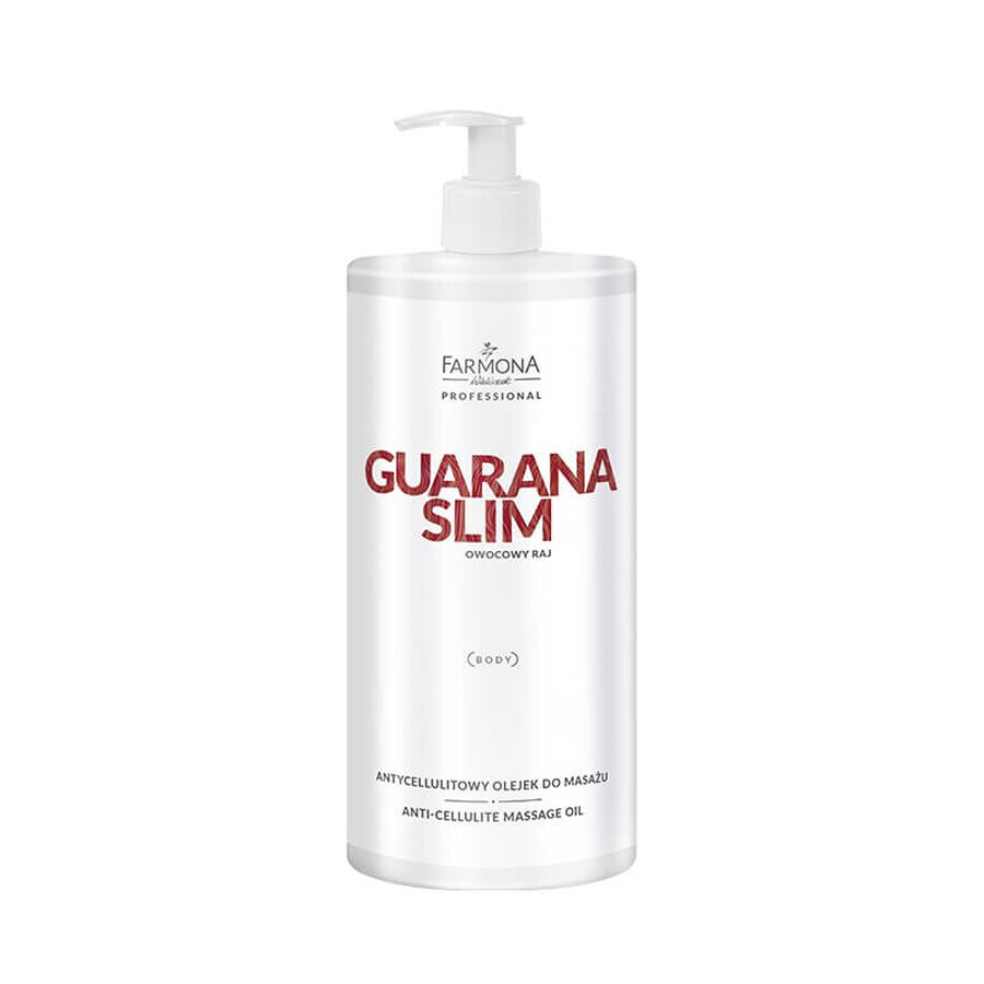 Farmona Guarana Slim Olio da massaggio anticellulite per il corpo, 500ml