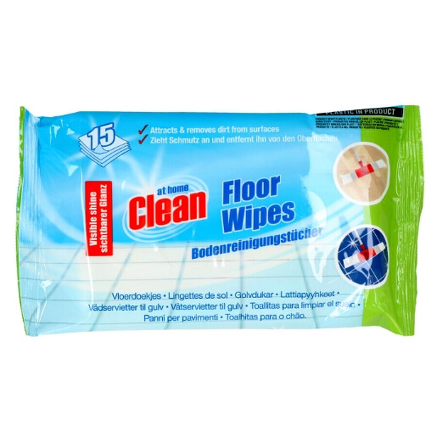 At Home clean, Tampons à vadrouille, 15 unités