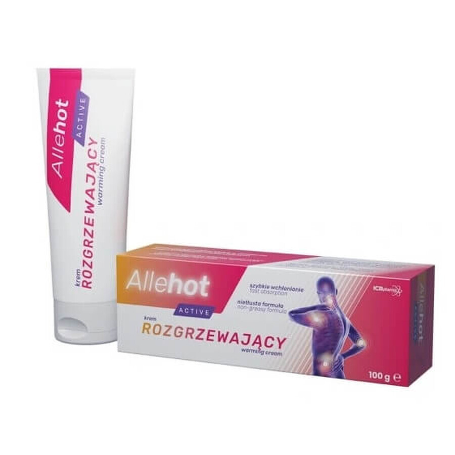 Allehot Crema riscaldante attiva, 100 g