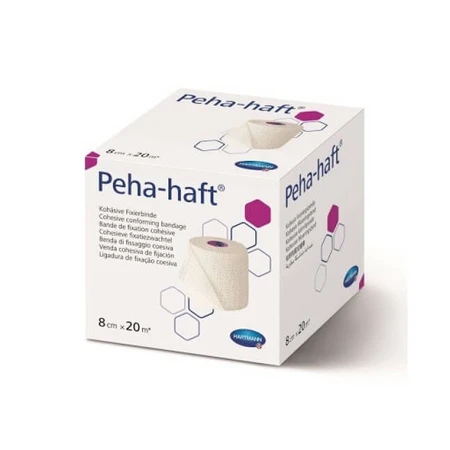 Peha-haft self-adhesive elastic fastening tape, 8cm x 20m (932448), Hartmann