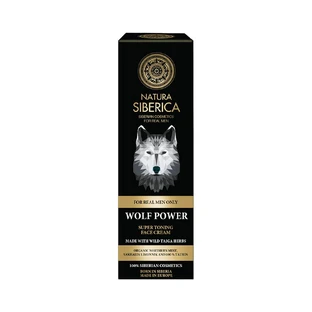 Natura Siberica Crema Facial Tonificante Men Wolf Power, 50ml