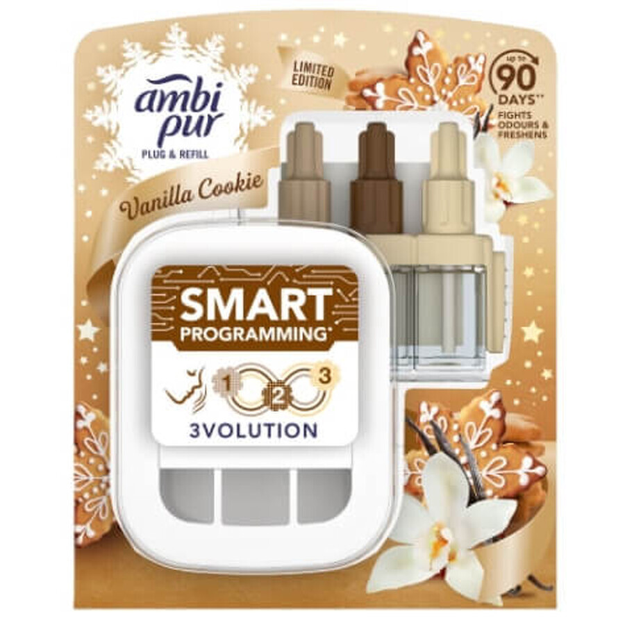 Ambi Pur electric air freshener set + 3x20 ml cartridges Vanilla Cookie