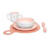 Suavinex, Feeding set for baby girl +6m Hygge