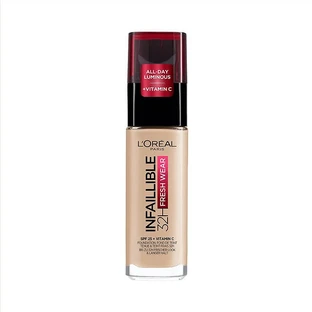 L'Oreal Paris Infallible 32H Long Lasting Foundation 130 Beige Skin, 30ml