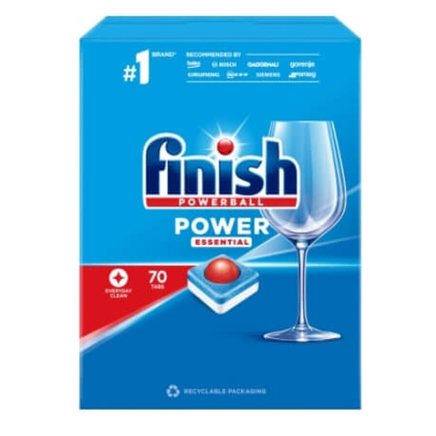 Buy Finish Power Essential Essential Dishwasher Fresh Normal Dishwasher tablets 70 pcs Finish Power Essential Essential Dishwasher Fresh Normal Dishwasher tablets 70 pcs