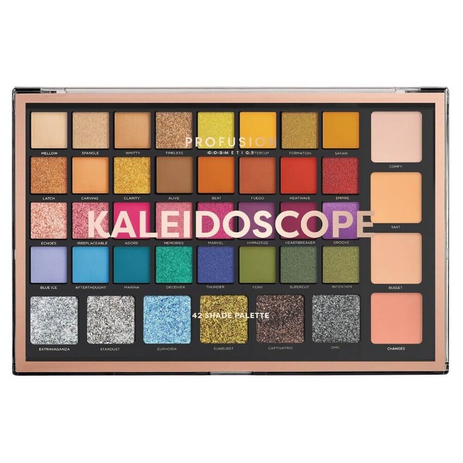 Cumpără Paletă de farduri de ochi Profusion Kaleidoscope 42 farduri de ochi Paletă de farduri de ochi Profusion Kaleidoscope 42 farduri de ochi