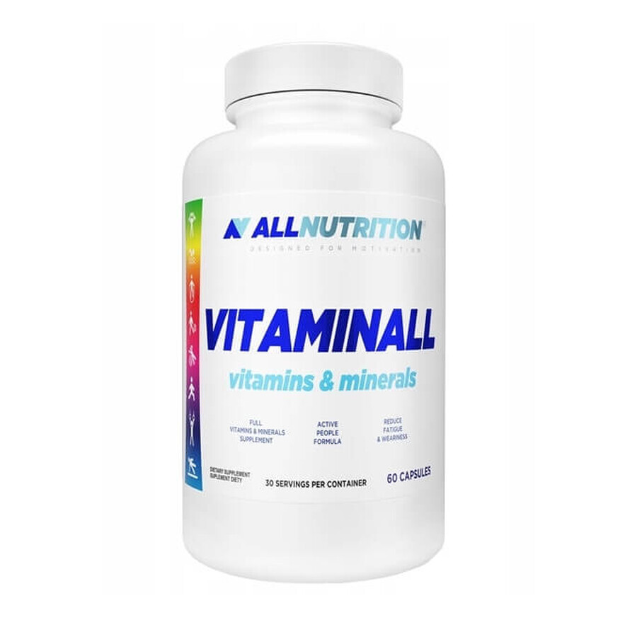 Allnutrition Vitaminall vitamins and minerals, 60 capsules