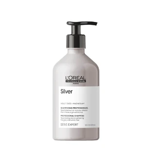 L'Oreal Professionnel Serie Expert Silver Silver Series Shampoo für graues und gebleichtes Haar, 500ml