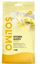 Solimo, Keukenhandschoenen geel, Handschoenen, M, 1 paar