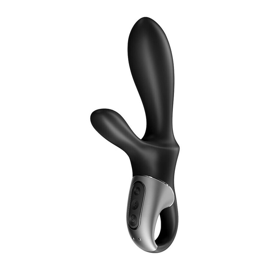 Satisfyer Heat Climax+ Vibratore anale con stimolazione Nero, 1 pezzo