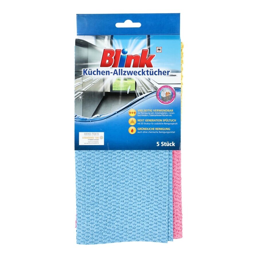 Blink, Lingettes nettoyantes, noix, 50 pièces