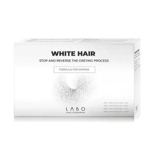 Tratamiento Anti-canas para Mujeres Cabello Blanco, 40 ampollas, Labo