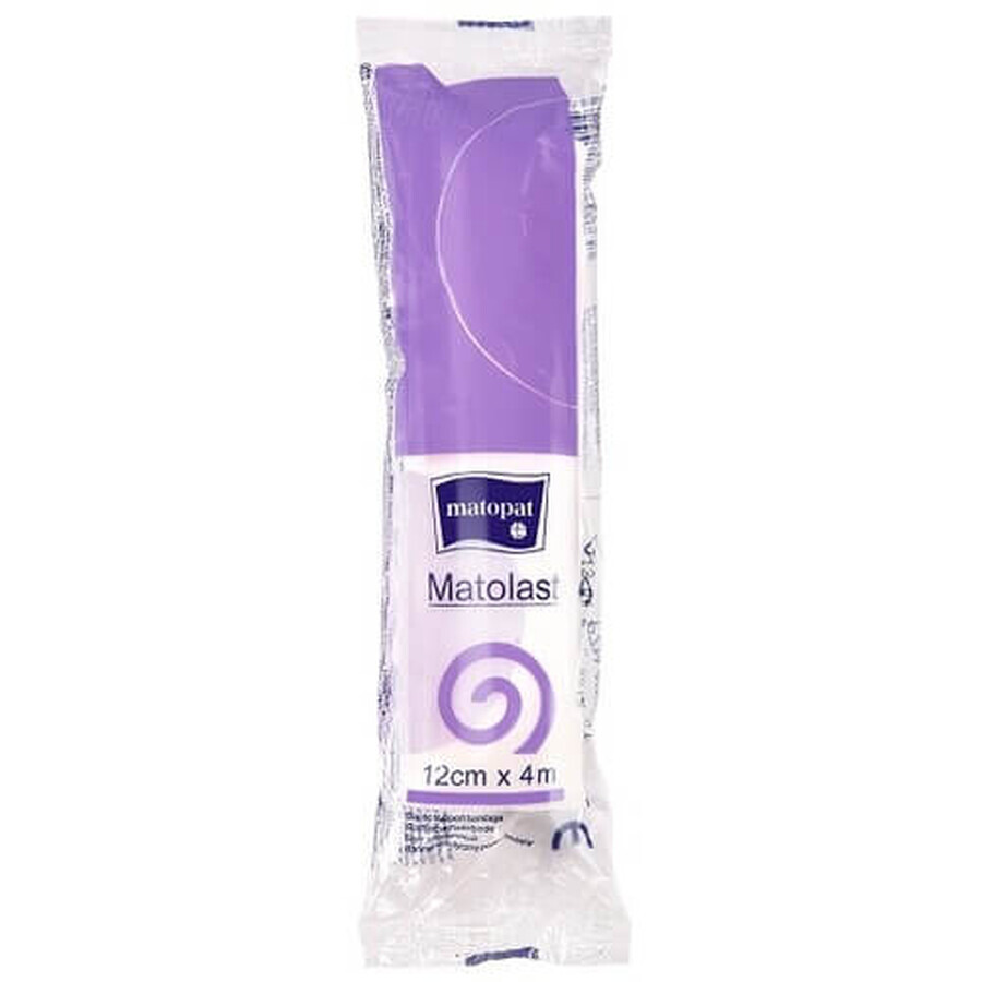 Matolast, elastic bandage, 4m x 12cm, 1 pc - Long-term!