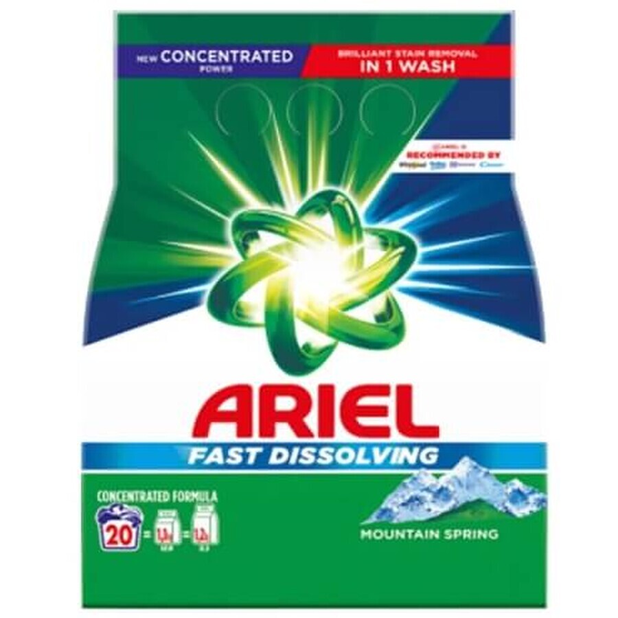 Ariel Schnell lösliches Bergquell-Pulver, 1,1 kg