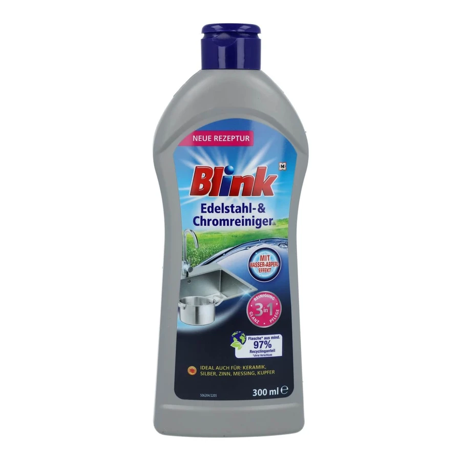 Blink limpiador de acero inoxidable, 300 ml