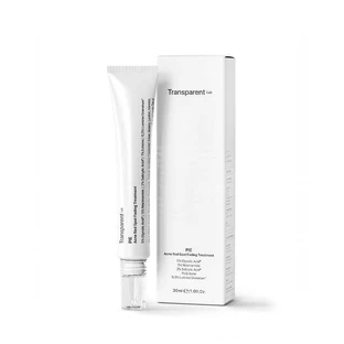 Topical treatment for post acne red marks with AHA, Niacinamide and BHA, 30ml, Transparent Lab
