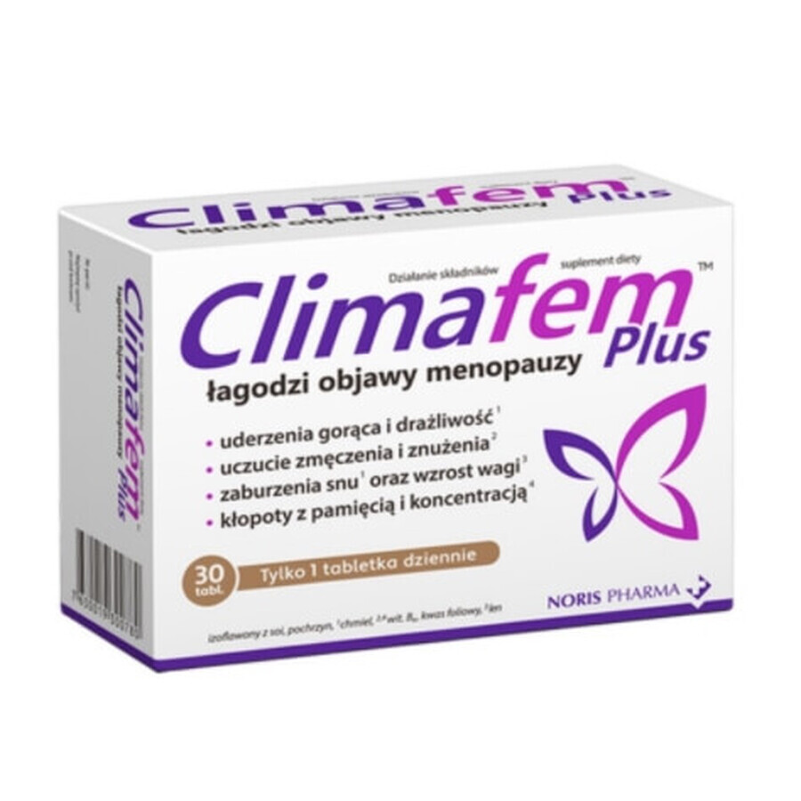 Climafem Plus, 30 comprimate