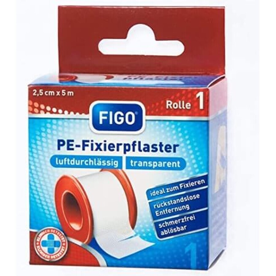 Cumpără Figo, Plasturi pentru răni, 2,5 cm x 5m Figo, Plasturi pentru răni, 2,5 cm x 5m