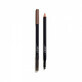 Gosh eyebrow pencil with brush 03 Grey Brown, 1.2g