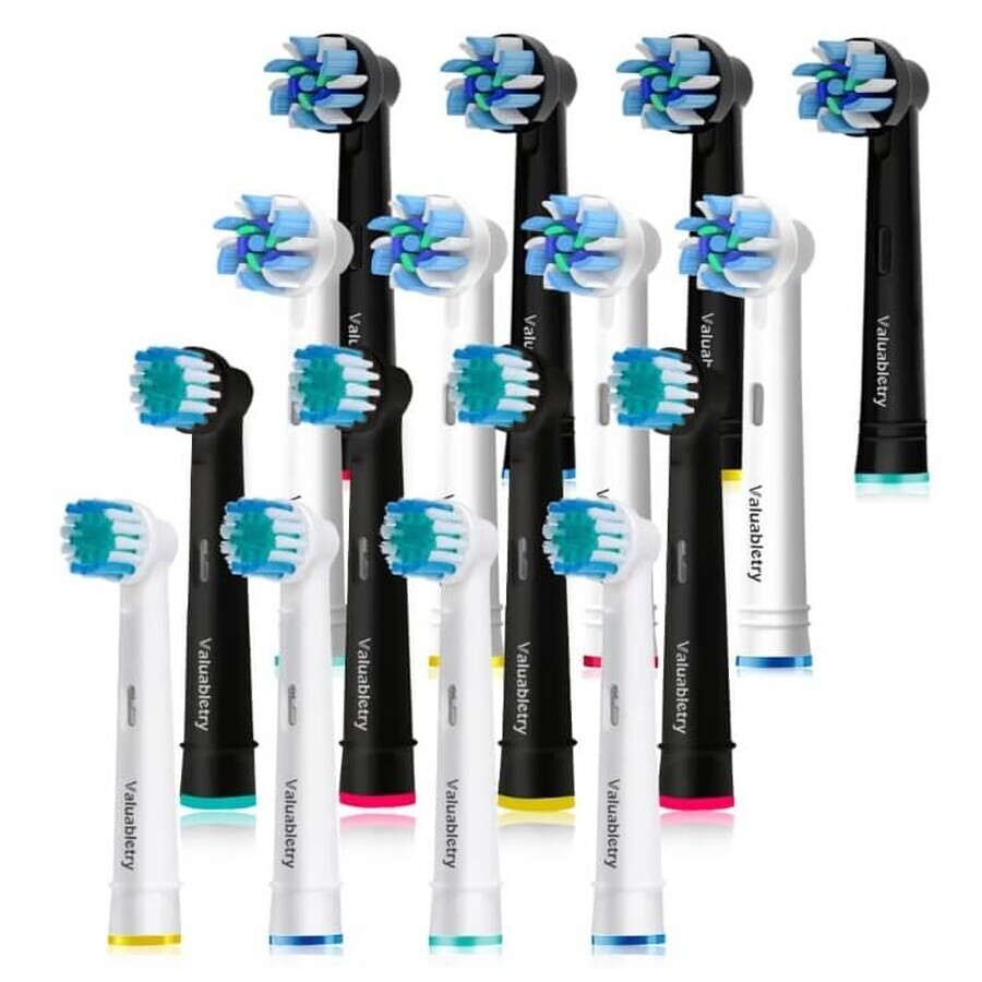Valuabletry, Cross Clean, Portacepillos de dientes, 16 piezas