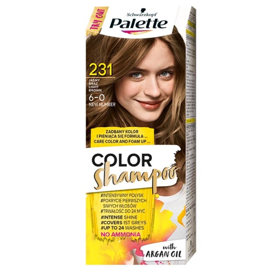 Palette Colour Palette Shampoo fino a 24 my 231 (6-0) Betulla chiara