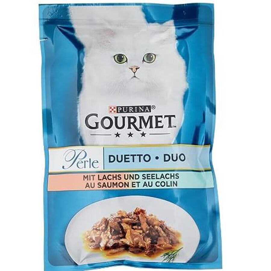 Comprar Purina, Gourmet Pearls, comida húmeda para gatos, hueso y abadejo, 85g Purina, Gourmet Pearls, comida húmeda para gatos, hueso y abadejo, 85g