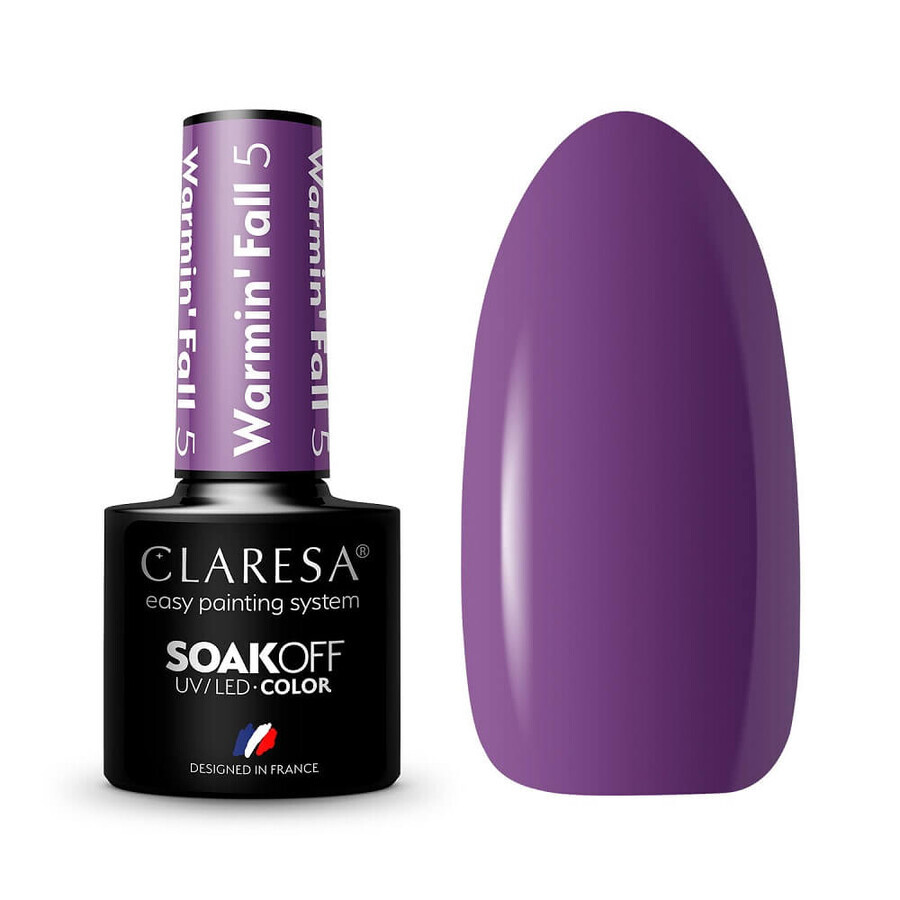 Claresa Hybrid Soak Off UV/LED Warmin Fall, 5 5g