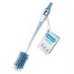 Babylove Brosse &#224; biberon et &#224; t&#233;tine, bleu-gris, 1 pc
