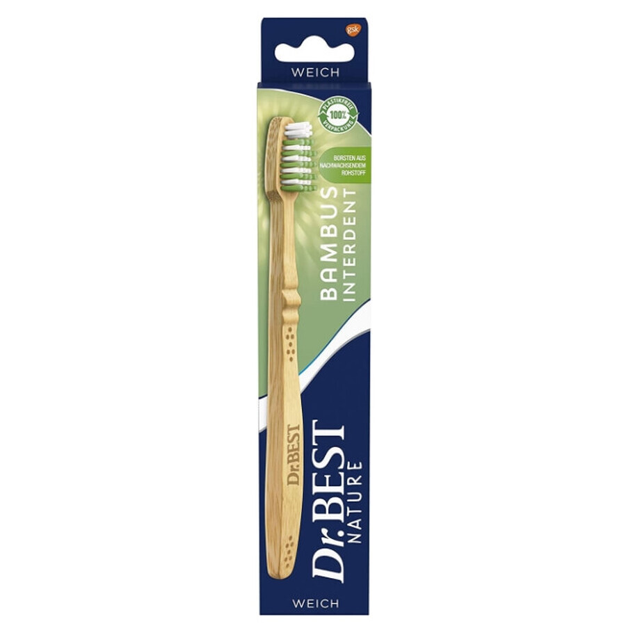 Cumpără Dr. Best, Periuta de dinti din bambus pentru dinti, mica, 1 bucata Dr. Best, Periuta de dinti din bambus pentru dinti, mica, 1 bucata