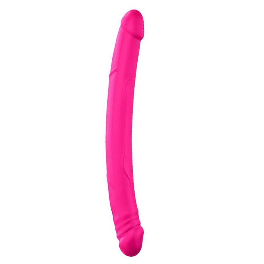 Marc Dorcel Real Double Do, Doppelseitiger Dildo Magenta, 1 Stück