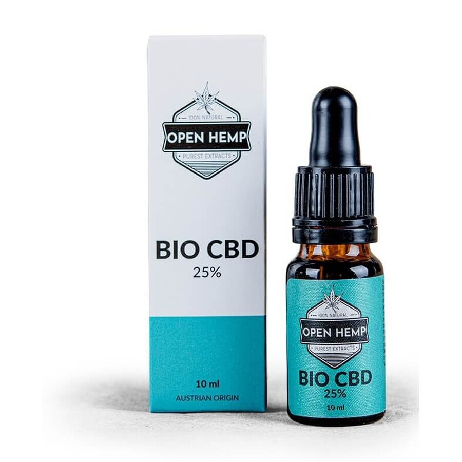 Open Hemp, organic CBD oil CBD 25%, 10 ml