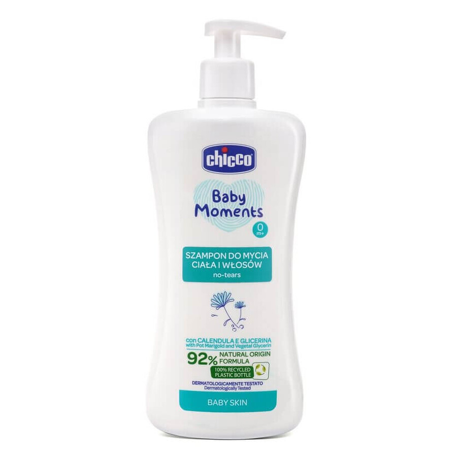 Cumpără Chicco Baby Moments Șampon pentru corp și păr 0m+, 500ml Chicco Baby Moments Șampon pentru corp și păr 0m+, 500ml