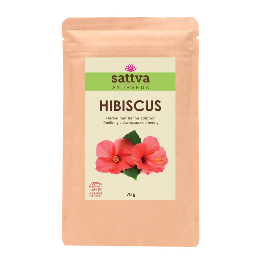 Buy Sattva Hibiscus Acidifier for henna and coloring herbs, 70g Sattva Hibiscus Acidifier for henna and coloring herbs, 70g