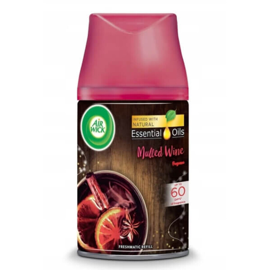 Cartucho ambientador Air Wick Freshmatic con fragancia de vino caliente 250 ml