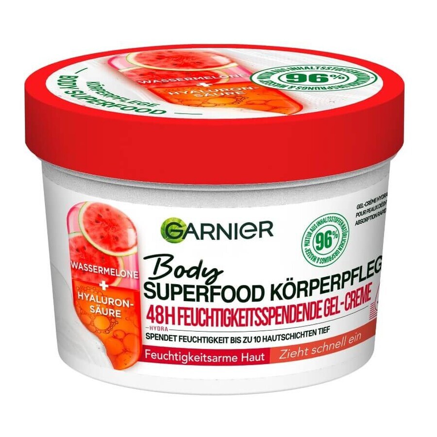 Boutique Garnier, Massage corporel, pastèque, 380ml Garnier, Massage corporel, pastèque, 380ml