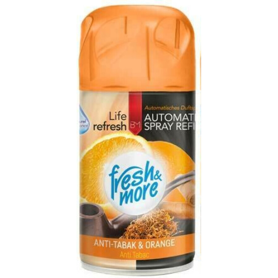 Fresh amp; More, Anti-Tabacco Cedru amp; Orange, odorizant de aer, 250 ml