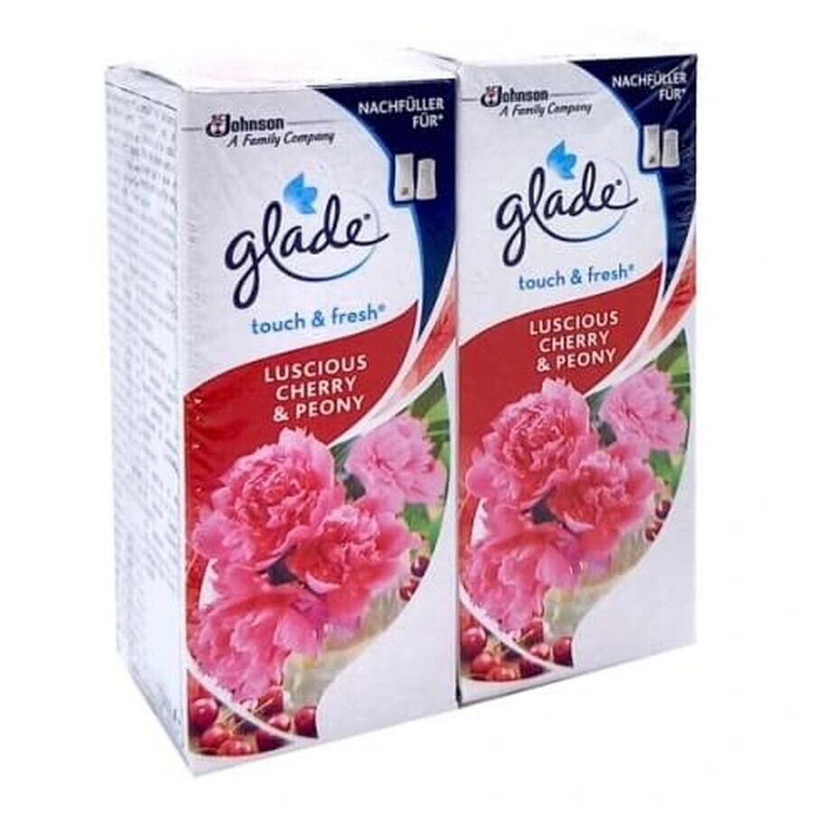Glade, Touch amp; Fresh, Refill für odvacha, Wein und Pfingstrose, 2x 10ml