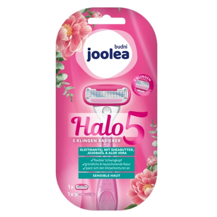Joolea Halo 5, rasoio con 5 lame + cartuccia di ricambio