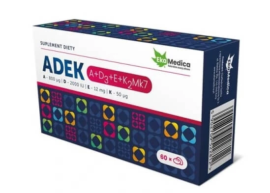Ekamedica ADEK, 60 capsules