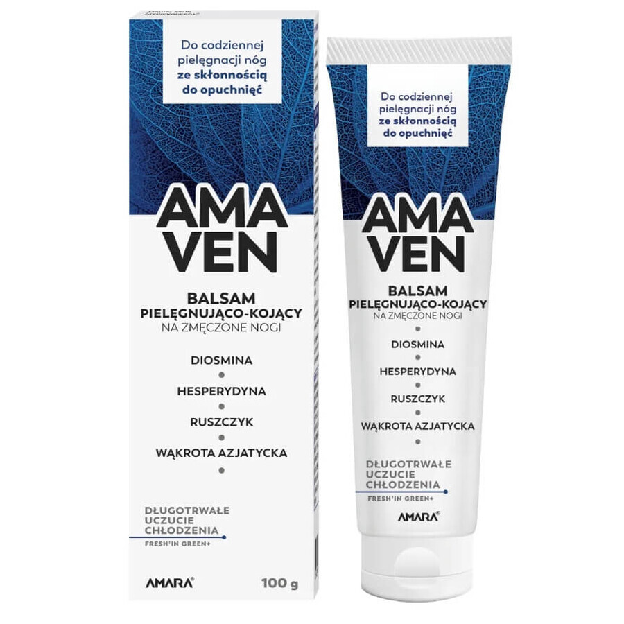 Amaven, Balsam calmant pentru picioare obosite, 100g - Viață lungă!
