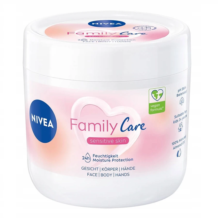 Nivea Family Care Crema hidratante ligera facial y corporal 450ml