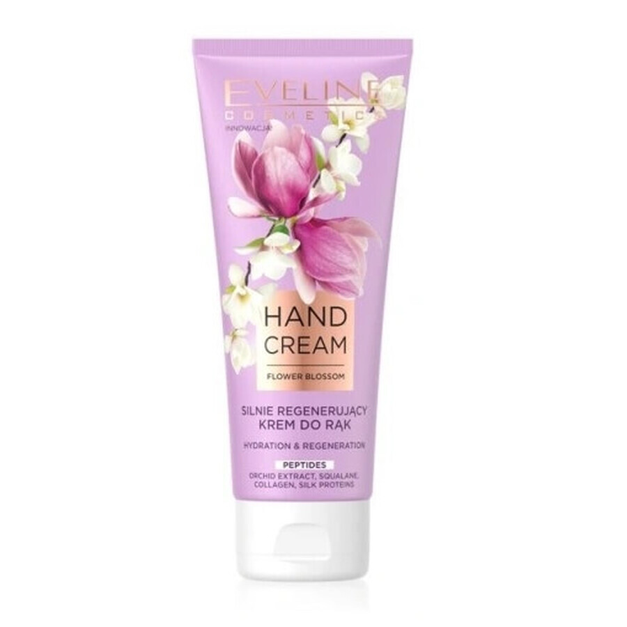 Eveline Flower Blossom Powerfully regenerating hand cream 75 ml