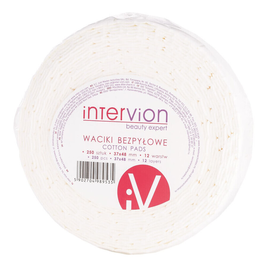 Inter Vion dust-free pads, 250 pieces