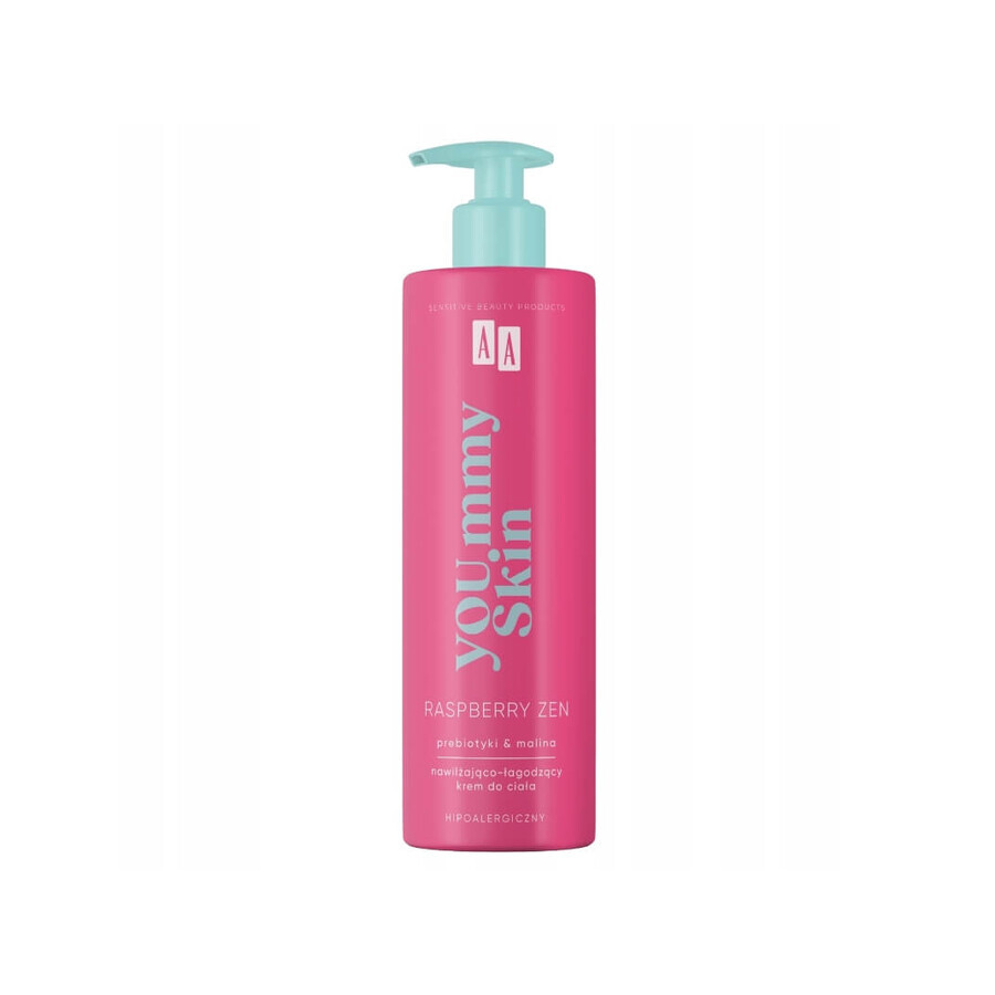 Comprar AA Yoummy Skin Crema Corporal Hidratante y Calmante Zen de Frambuesa 400 ml AA Yoummy Skin Crema Corporal Hidratante y Calmante Zen de Frambuesa 400 ml
