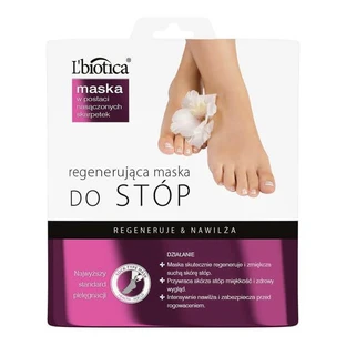 L biotica regenerierende Fußmaske in Form von getränkten Socken 32 ml