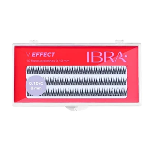 Pestañas Efecto Ibra V 8mm, 120 piezas