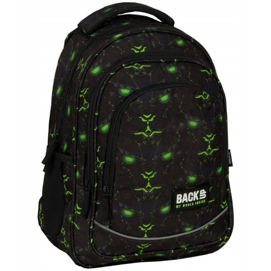 BackUp, Plecak modzieowy Monster Green, 1 sztuka: ceny i cechy